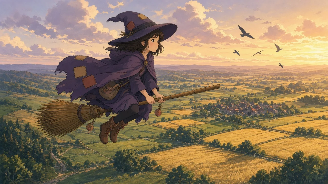 Broom over fields