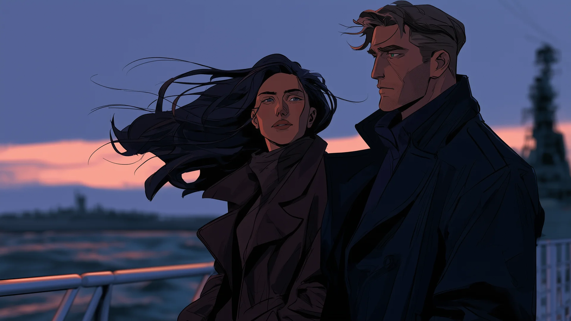 Ferry dusk adults