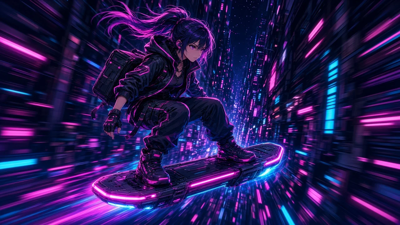 Neon courier