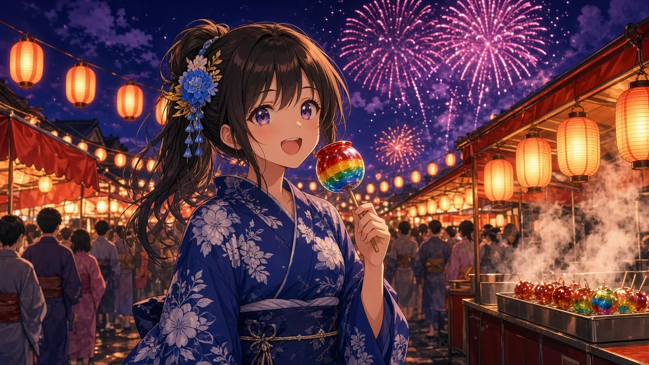 Matsuri candy apple