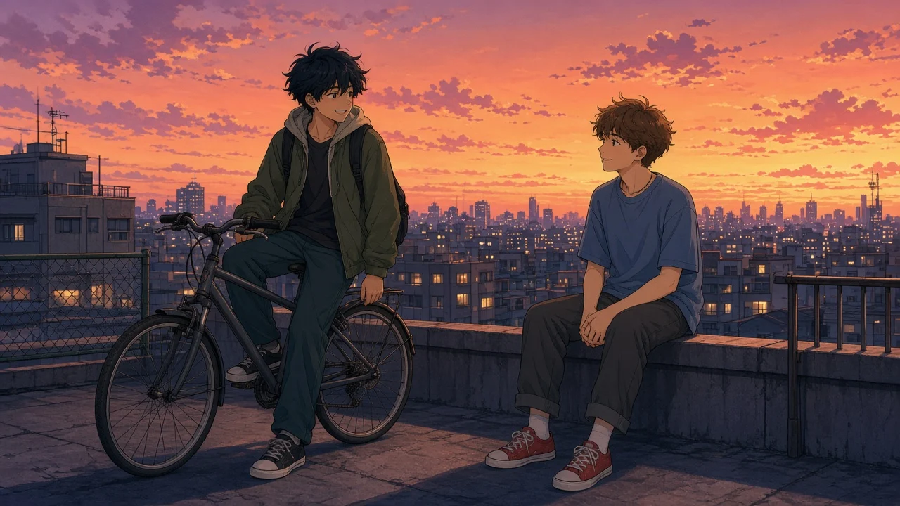 Rooftop dusk