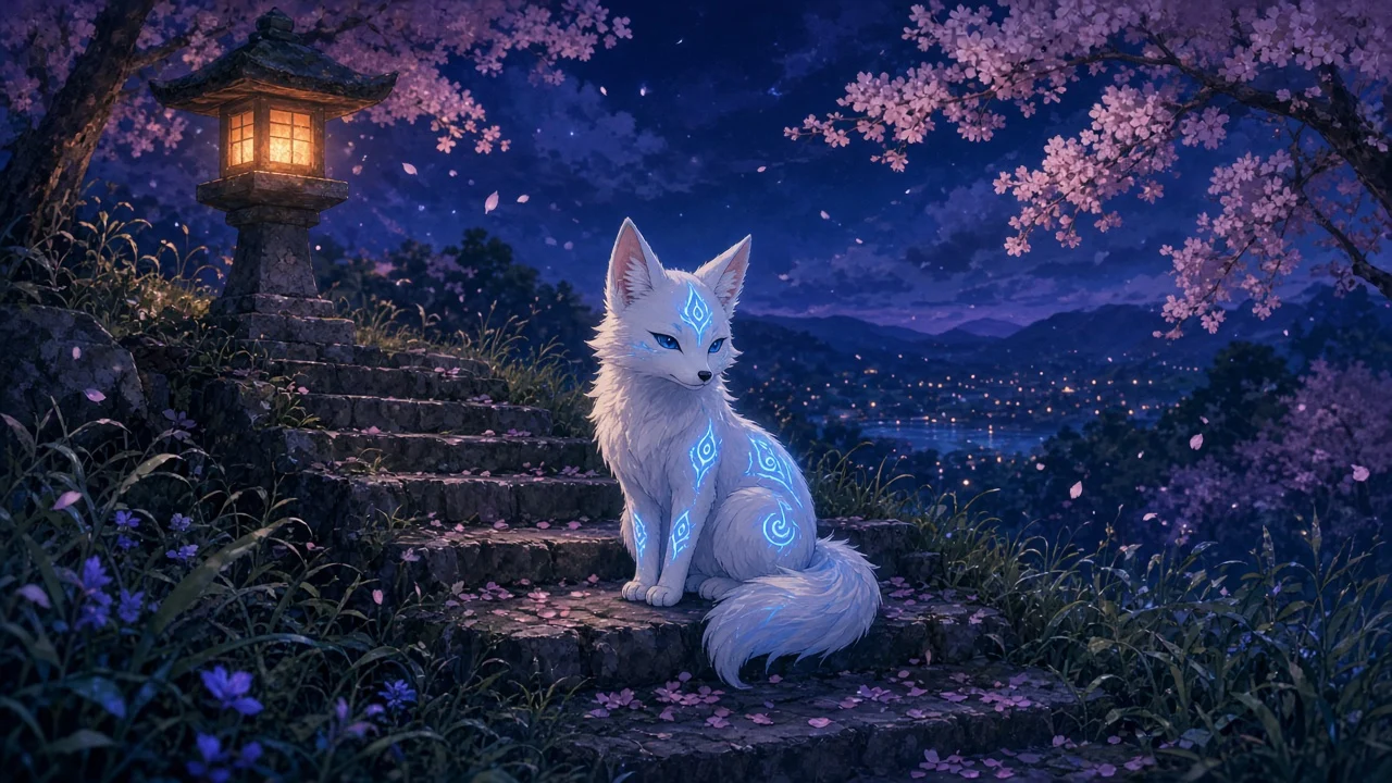 Shrine fox spirit