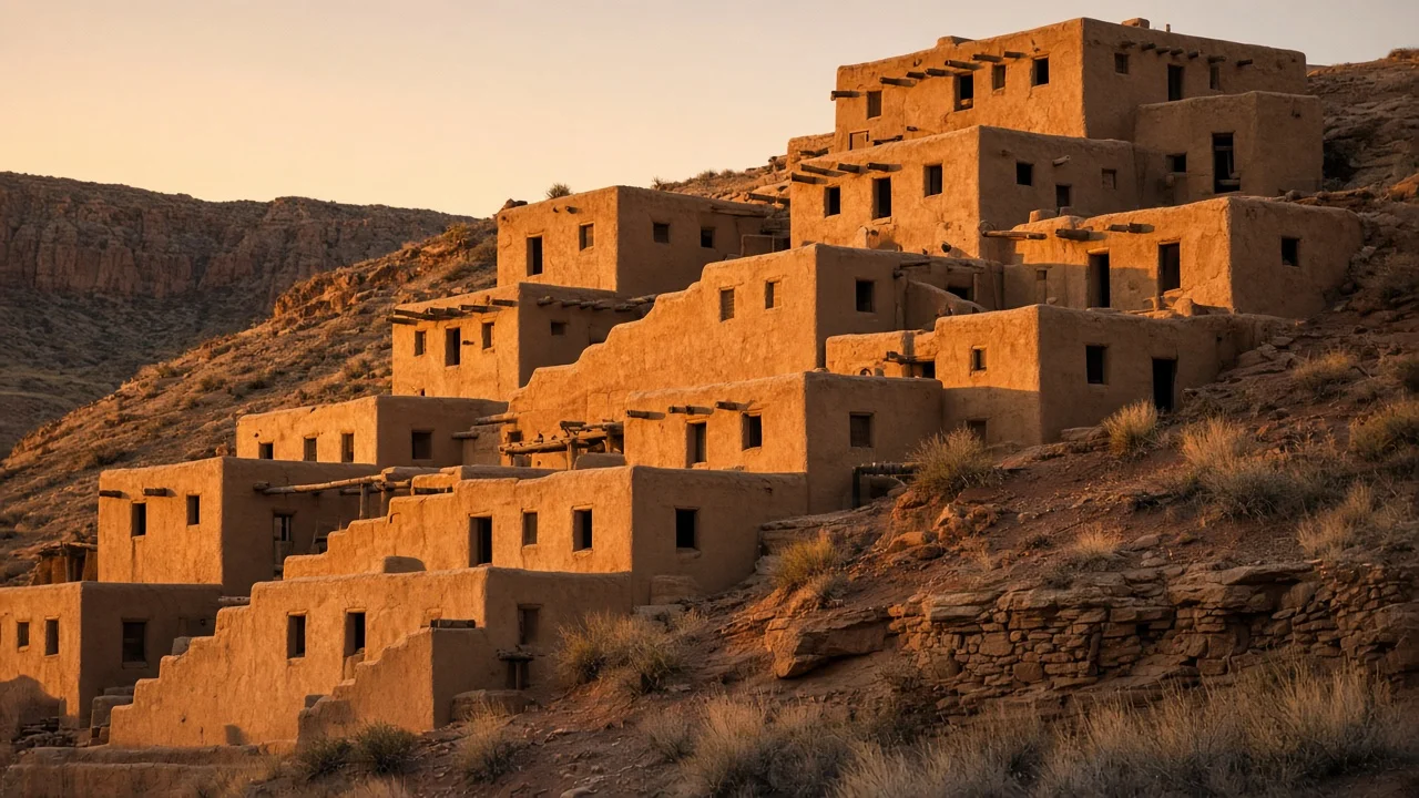 Adobe pueblo