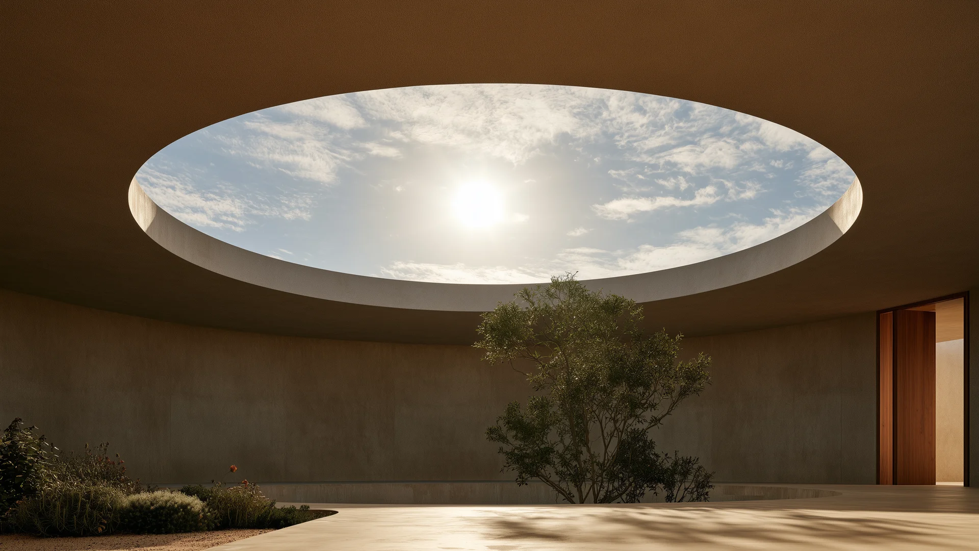 Cliff cistern house