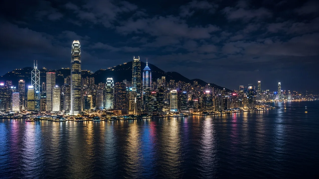 Hong Kong harbour