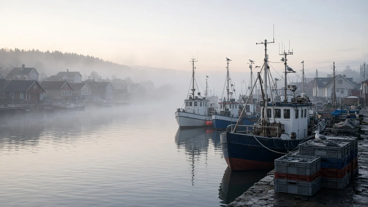 Harbor dawn