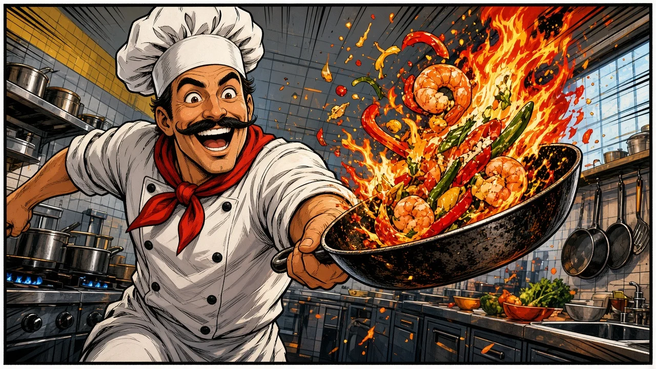 Chef toss