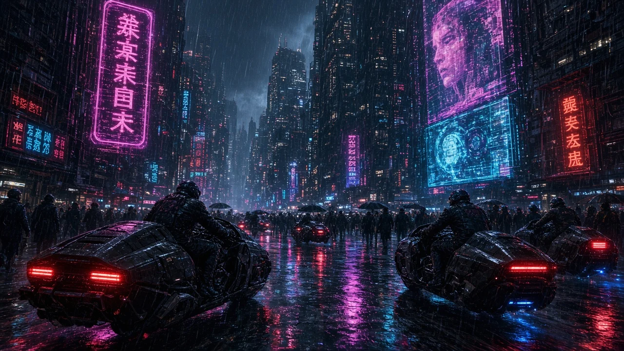 Neon street