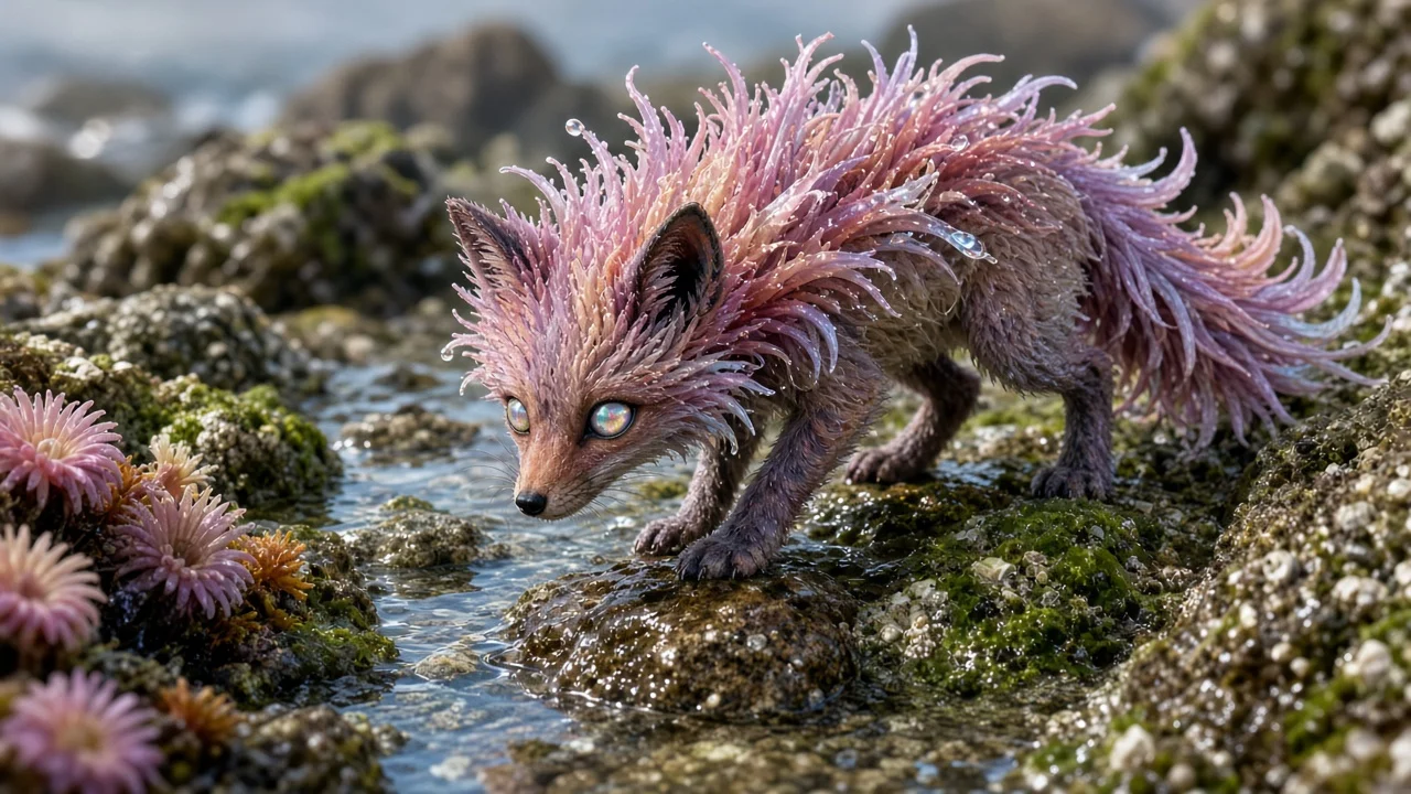 Tidepool fox