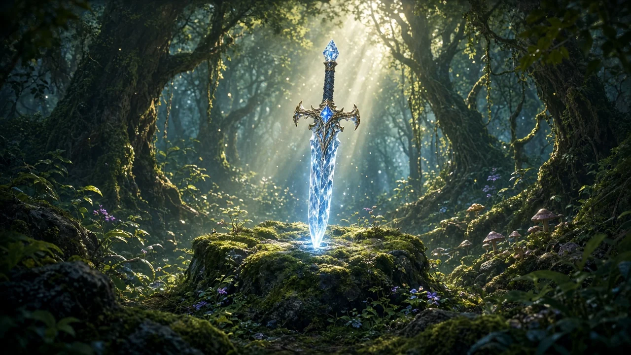 Crystal sword