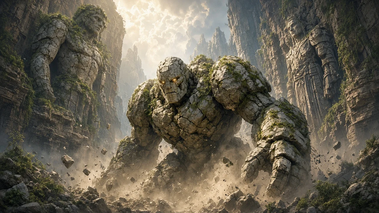 Canyon golem