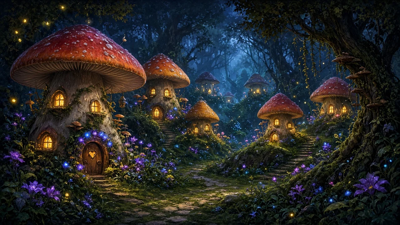 Mushroom village