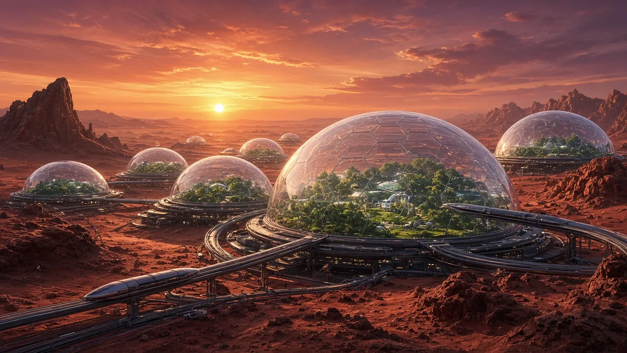 Mars domes