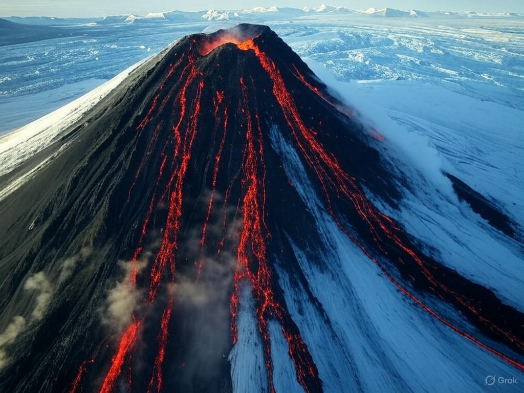 Ice volcano