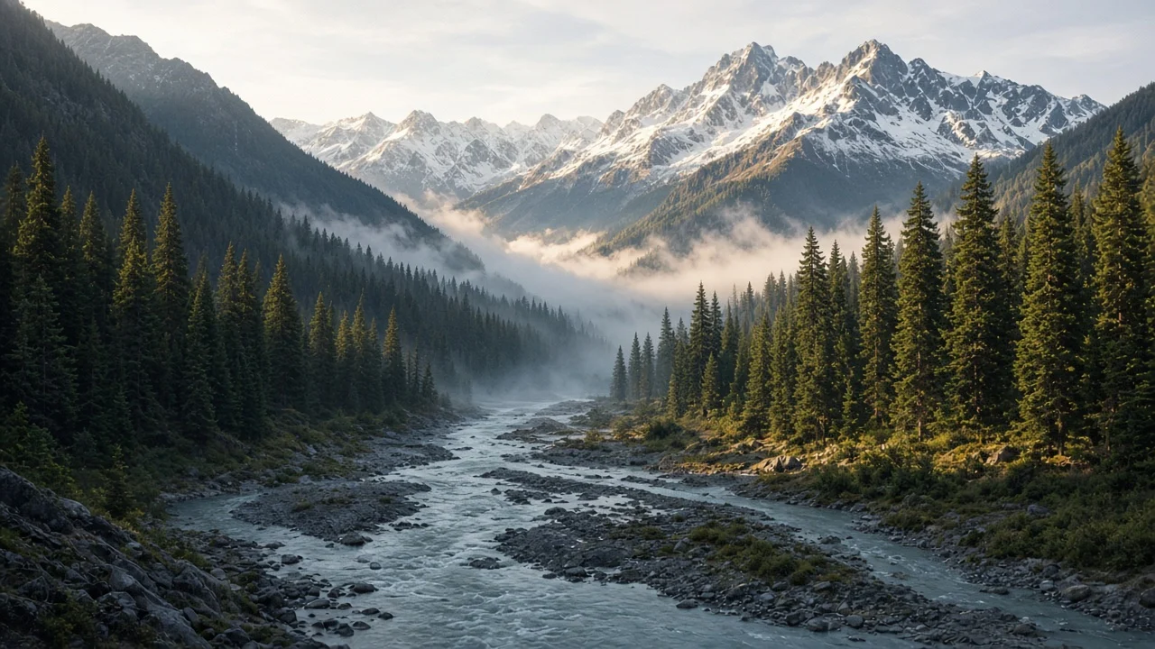 Alpine valley