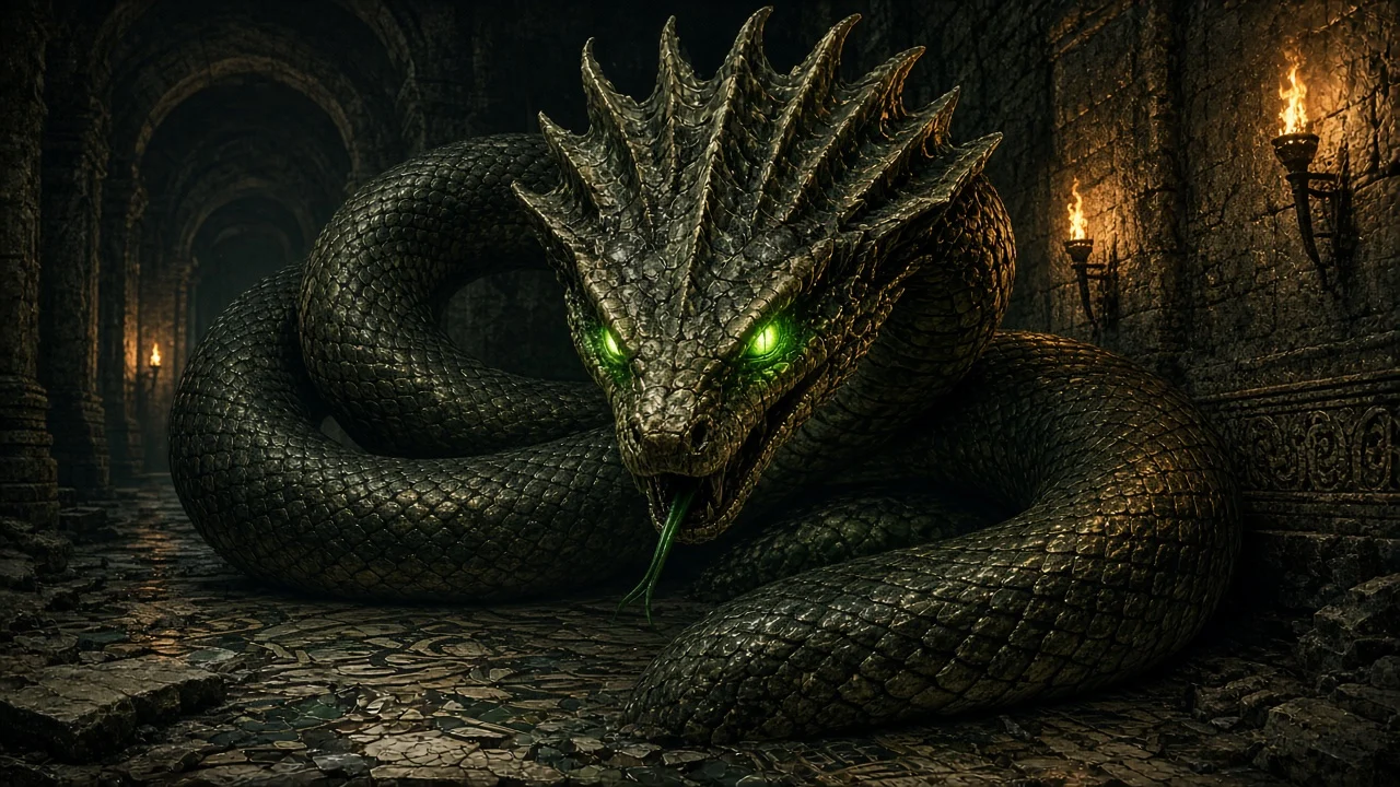 Basilisk gaze