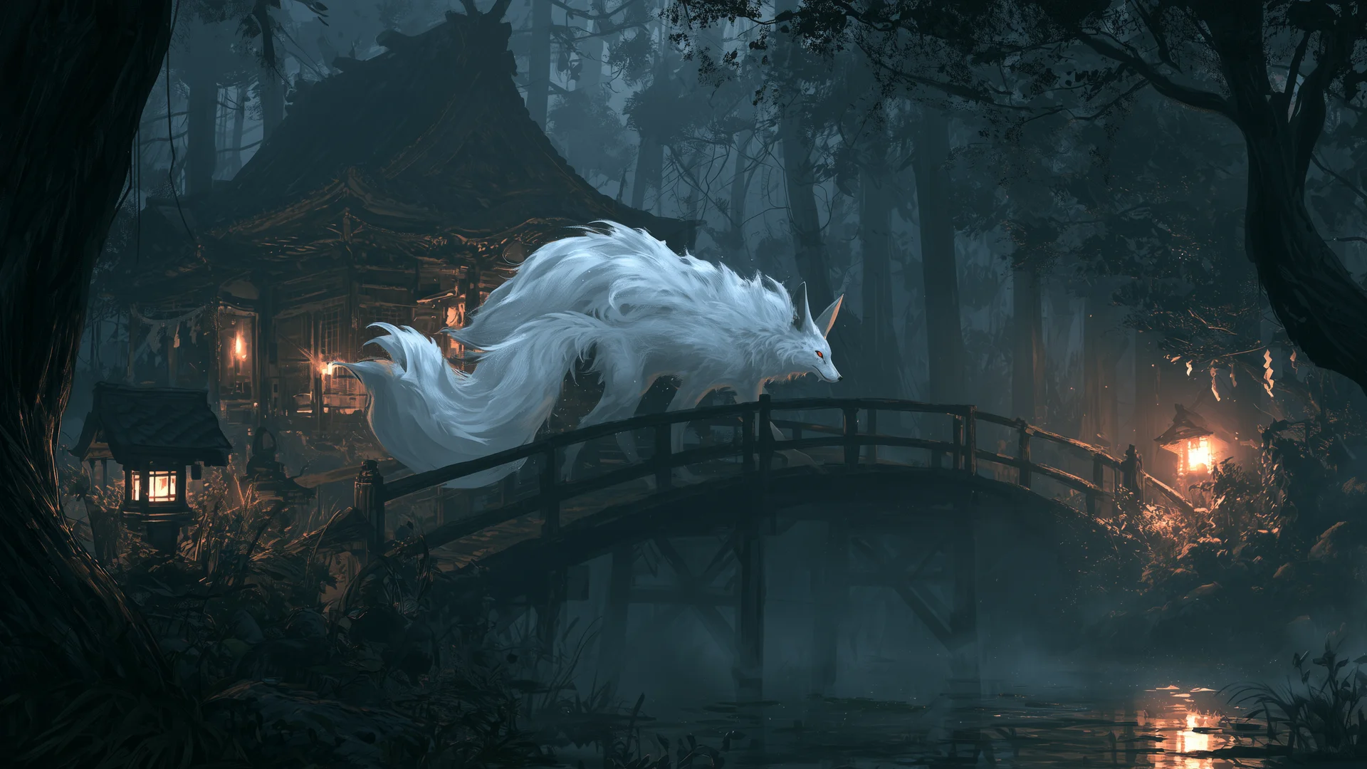 Kitsune bridge mist