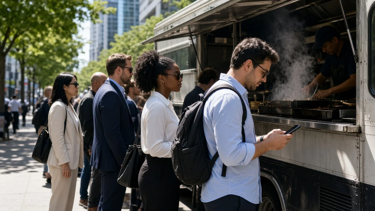 Food truck line