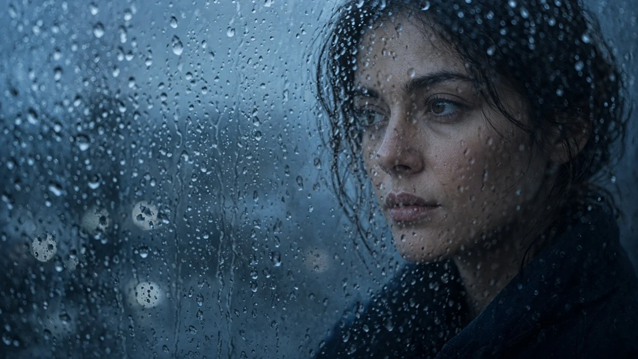 Rain on glass