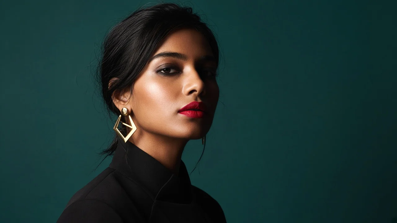 Red lip editorial