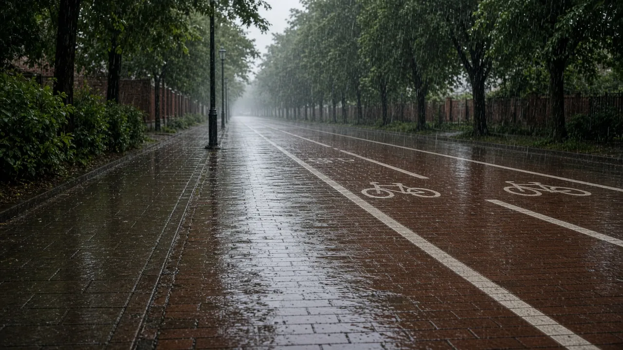 Rain commute