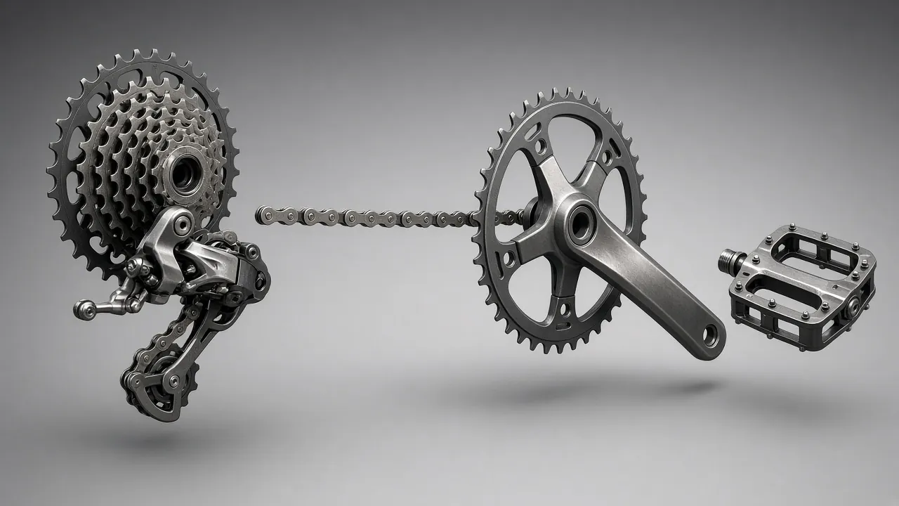 Exposed drivetrain