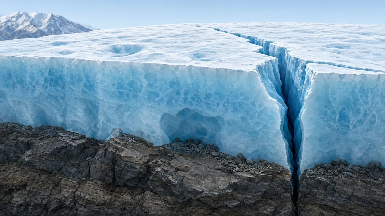 Glacier cut