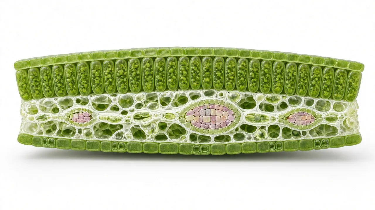 Leaf cross-section