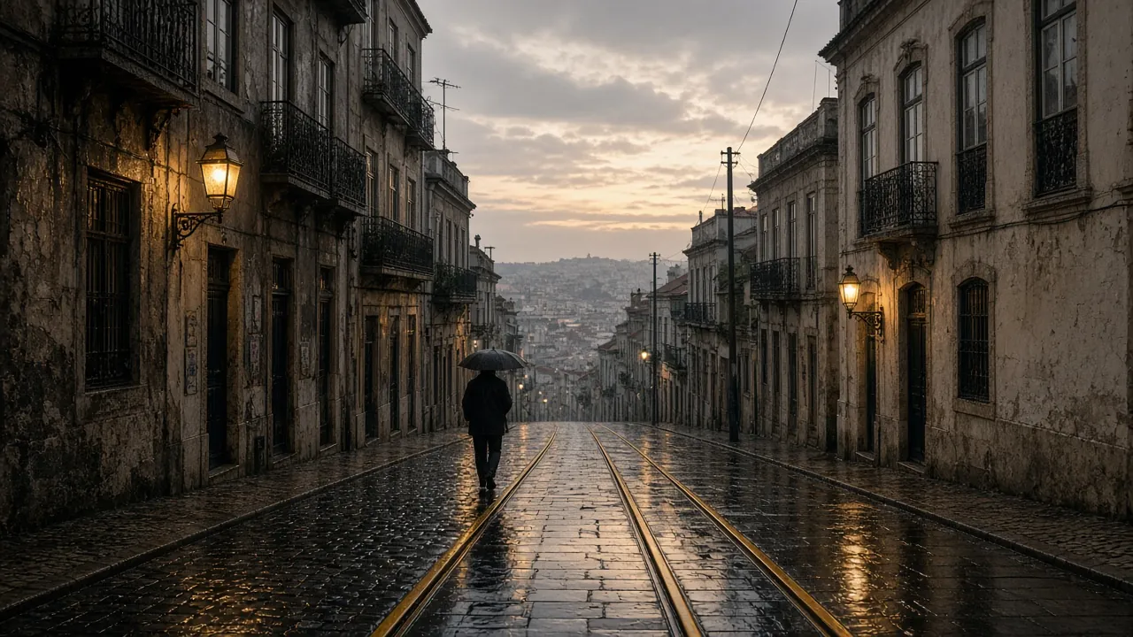 Lisbon rain