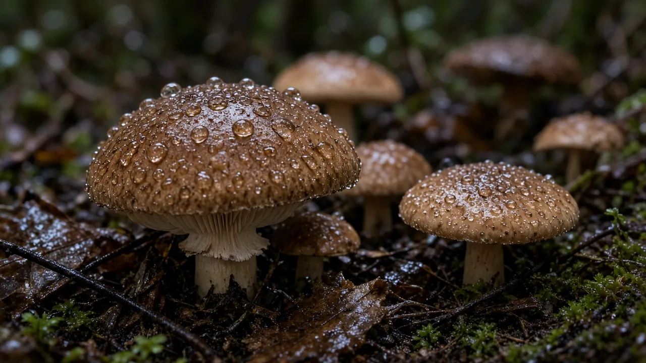 Mushroom rain