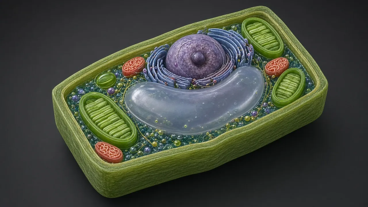 Plant cell diagram