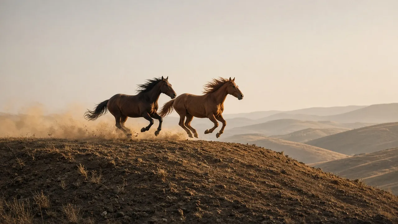 Ridge horses