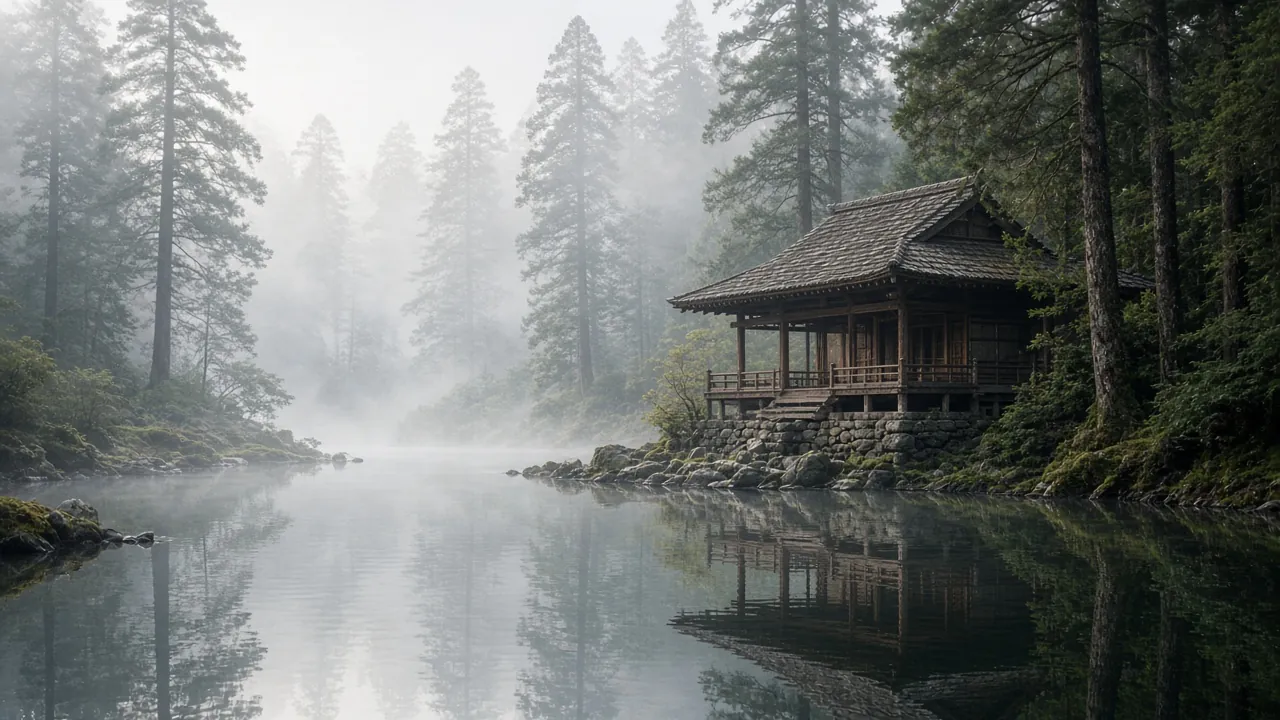 Rain tea house