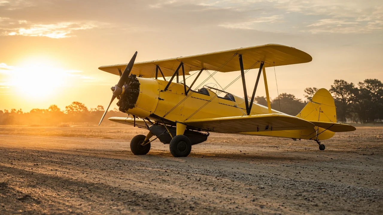 Crop biplane