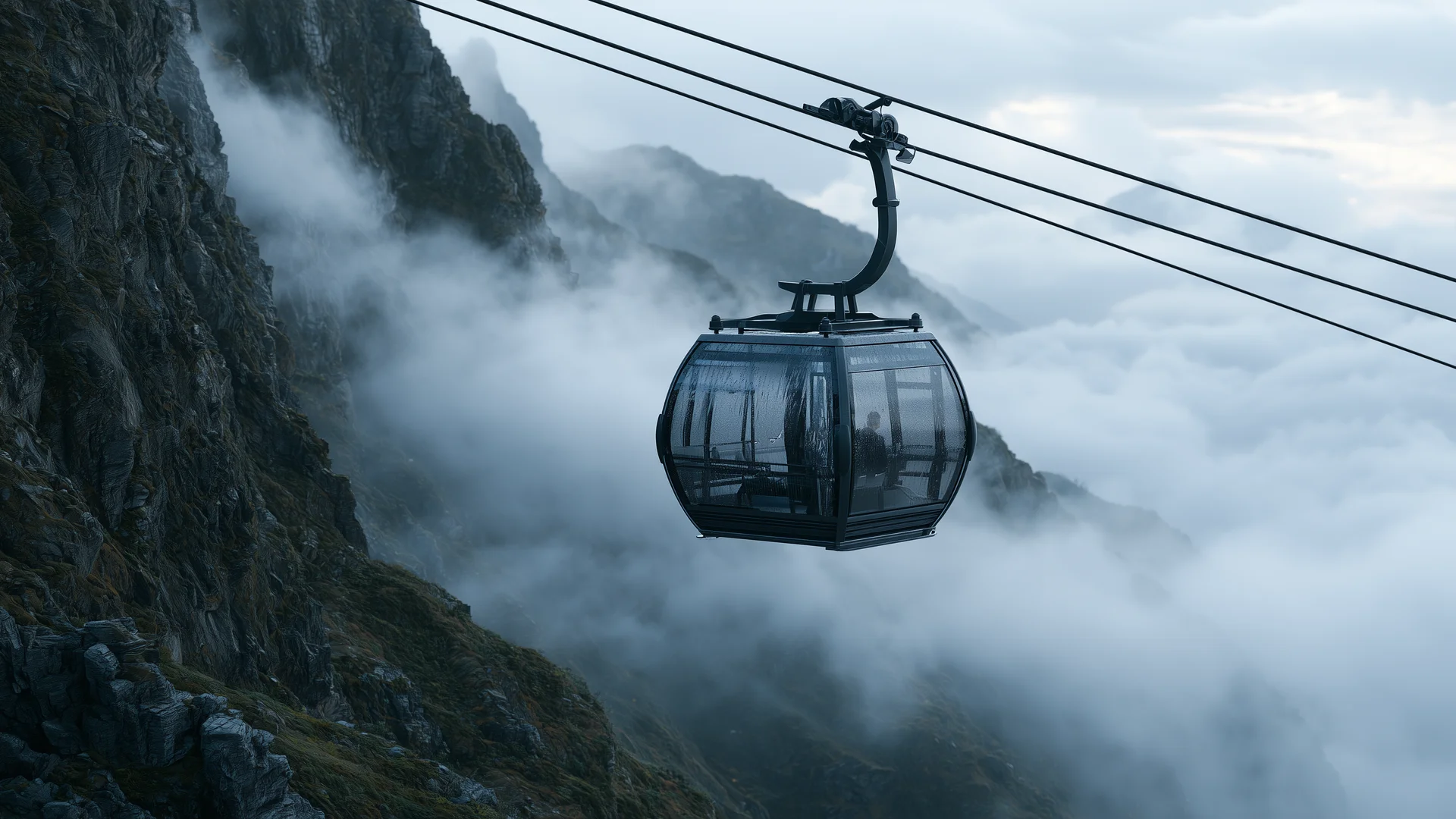 Cablecar fog ridge